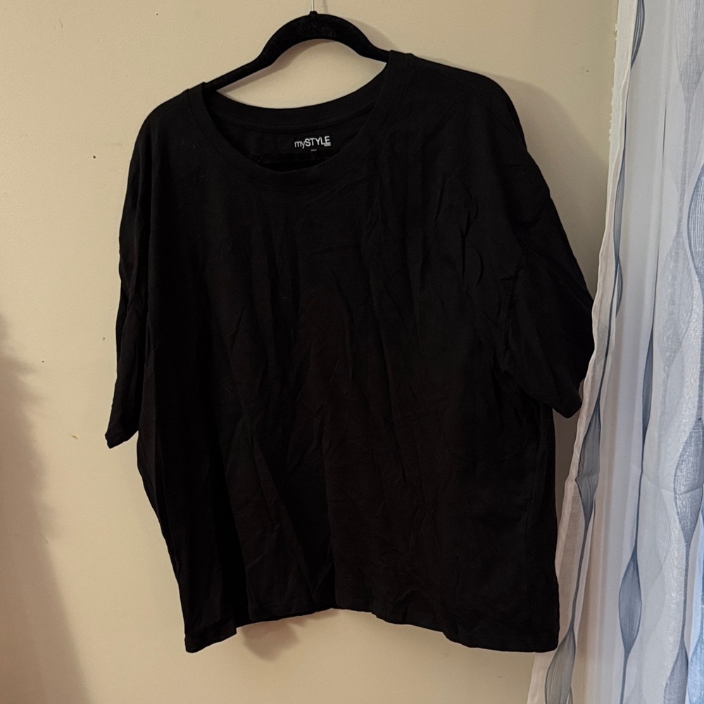 My Story Black Short Sleeve Tee